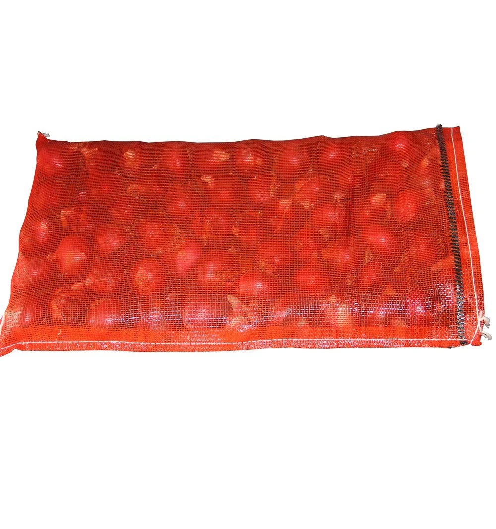 کیسه توری لنو قرمز پیاز و صیفیجات