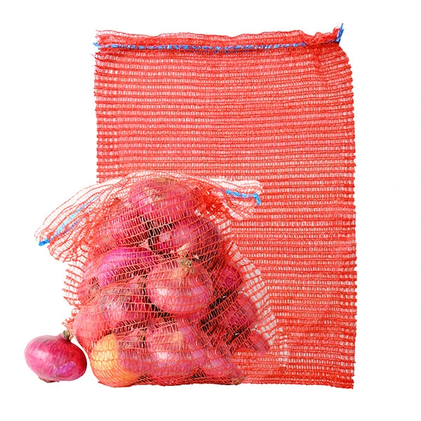 کیسه توری راشل قرمز انار صادراتی (دستهدار)